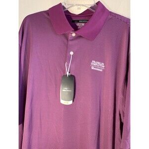 Greg Norman Mens NWT XXL Play Dry Moisture Wick Golf Shirt Golf Polo Mauve Shirt